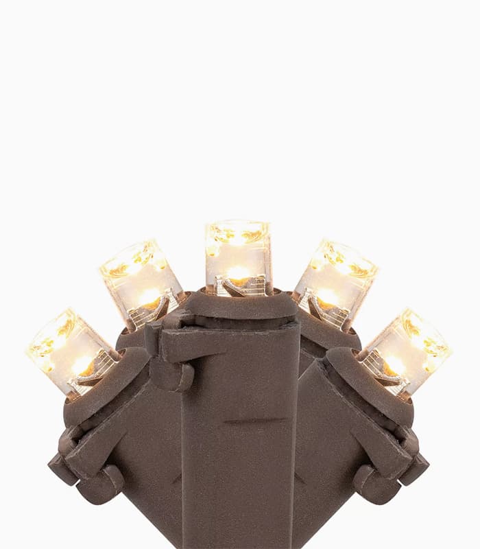 Wide Angle Christmas Lights Warm White