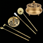 Bronze-scented incense set